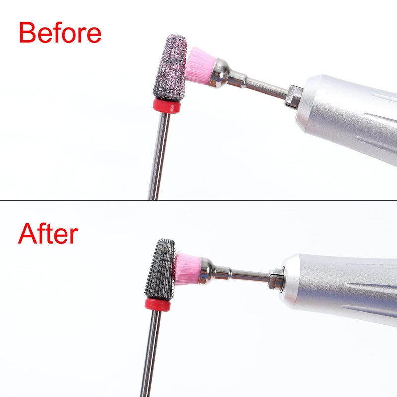 NMKL38 4PCS Nail Drill Bit Set Cleaning Brushes Professional Nail Drill Machine Manicure Accessories, Mixed color - Image 2